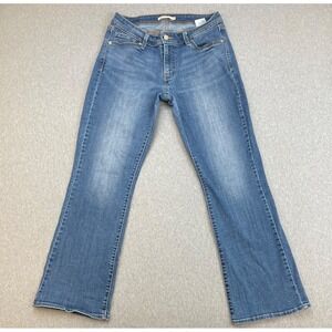 Levis Jeans Womens 14 Blue Cotton Blend Stretch 529 Curvy Bootcut Mid-Rise